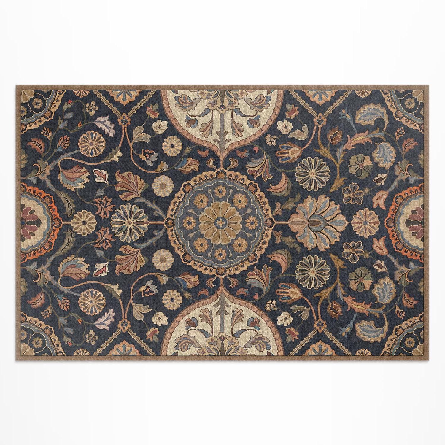 Tapis anti-décoloration en vinyle pour masquer les défauts d'un balcon