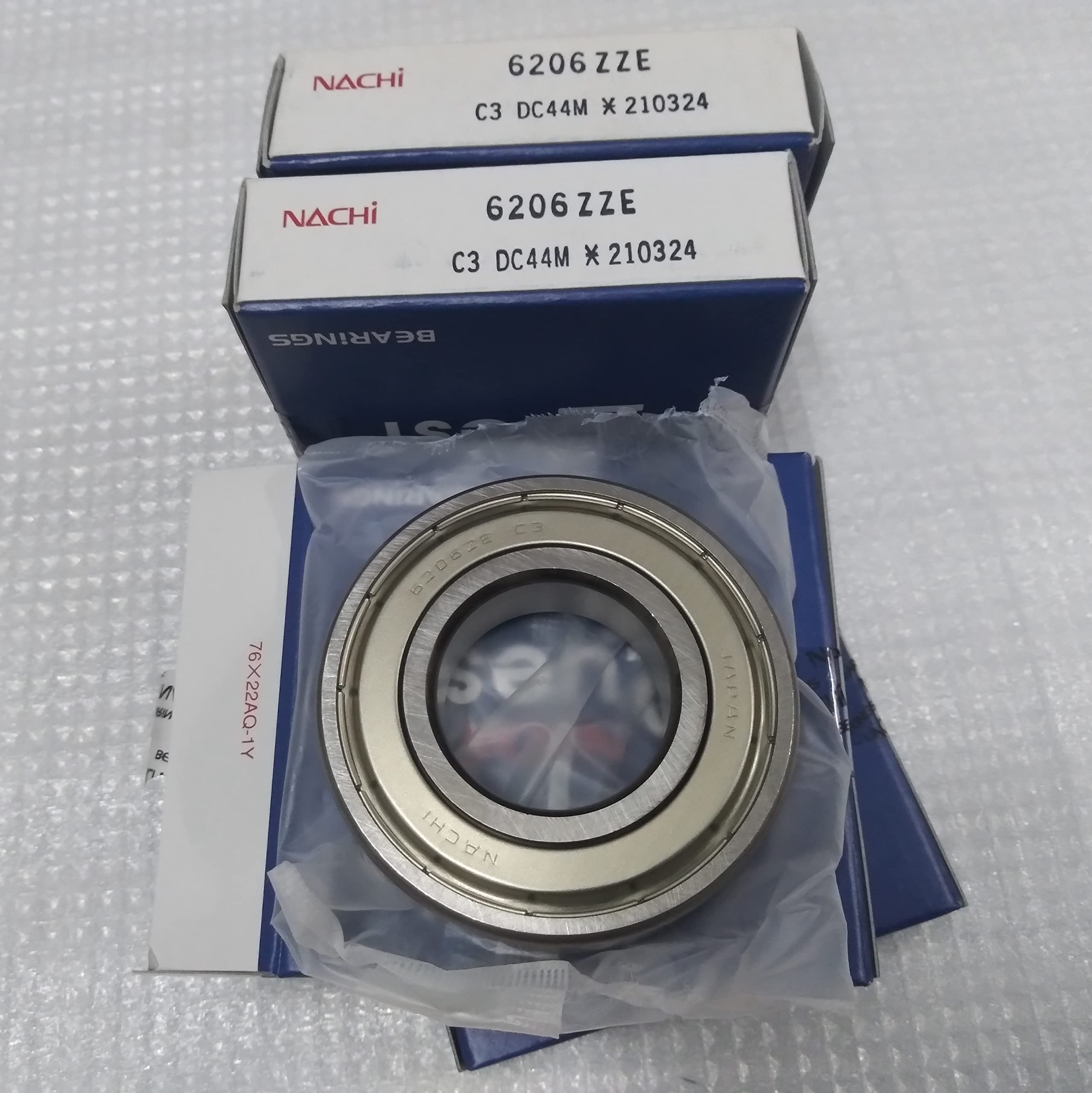 Amazon | NACHI 4パック 6206-ZZE C3 ベアリング 日本 | 深溝玉