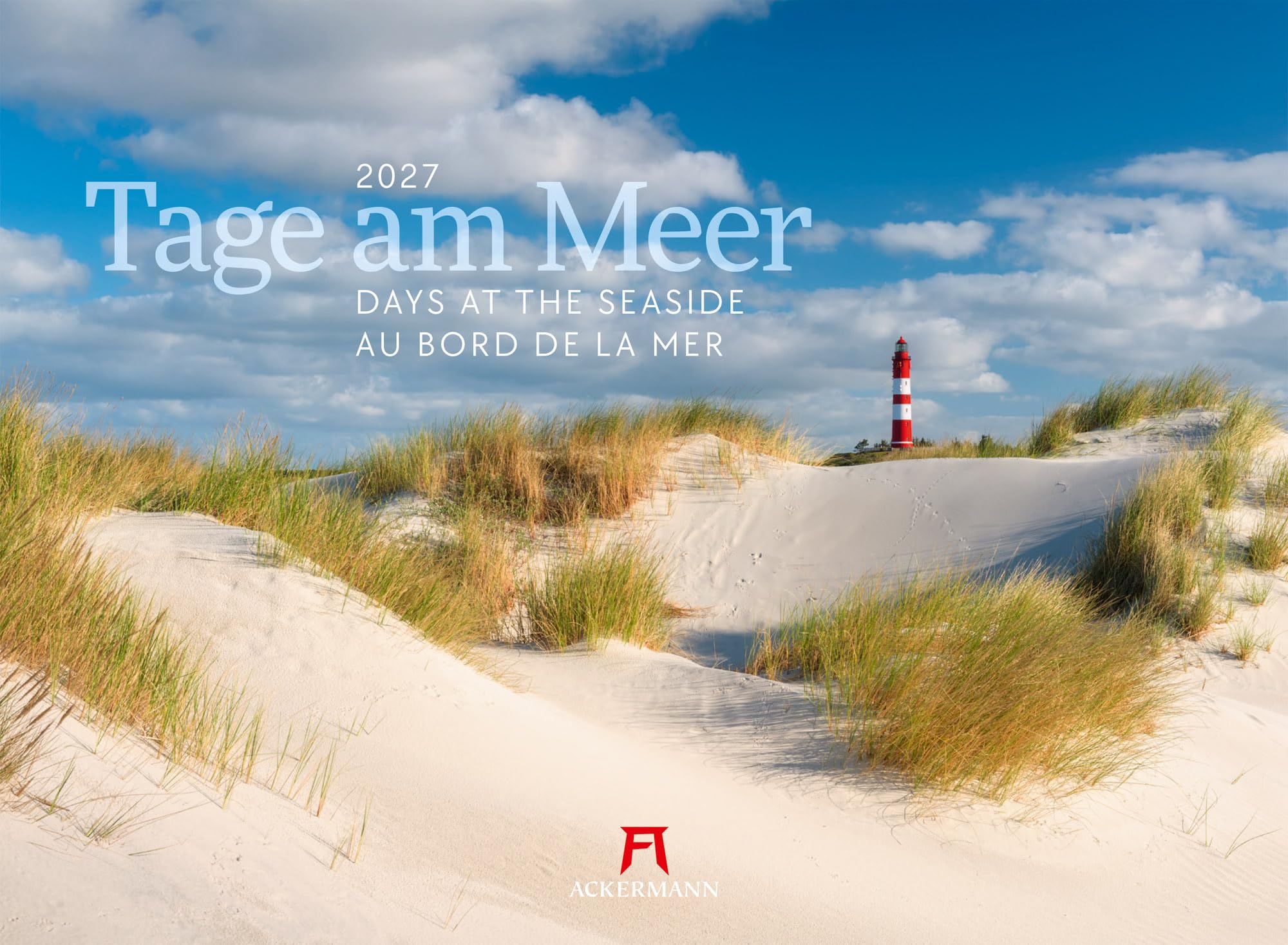 Tage am Meer Kalender 2027: Stilsicherer Küsten-Kalender im Querformat (45x33 cm) | Strände der Ostsee und Nordsee in Deutschland