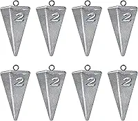 Chumbadas De Pirâmide Pesos De Pesca Chumbada De Pesca, Pesos De Pesca De Água Salgada Chumbadas Para Água Salgada Equipamento De Pesca De Surf 1Oz 2Oz 3Oz