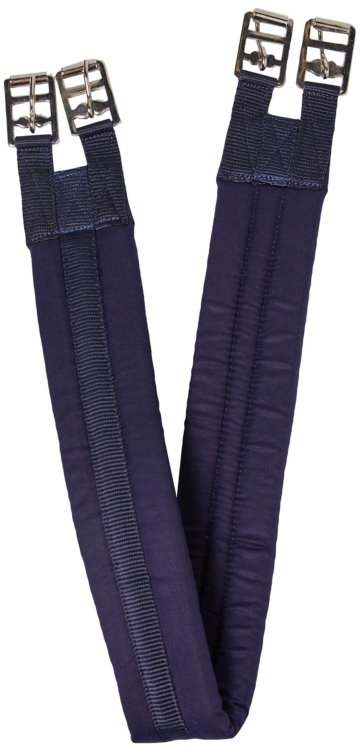 Rhinegold Cotton Padded Girth - 34" - Navy โ image 1