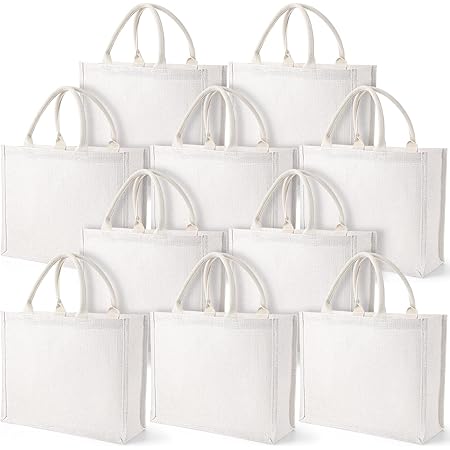 Tote Bag DEAYOU Pack Jute Burlap Burlap Gift Bag With Handle