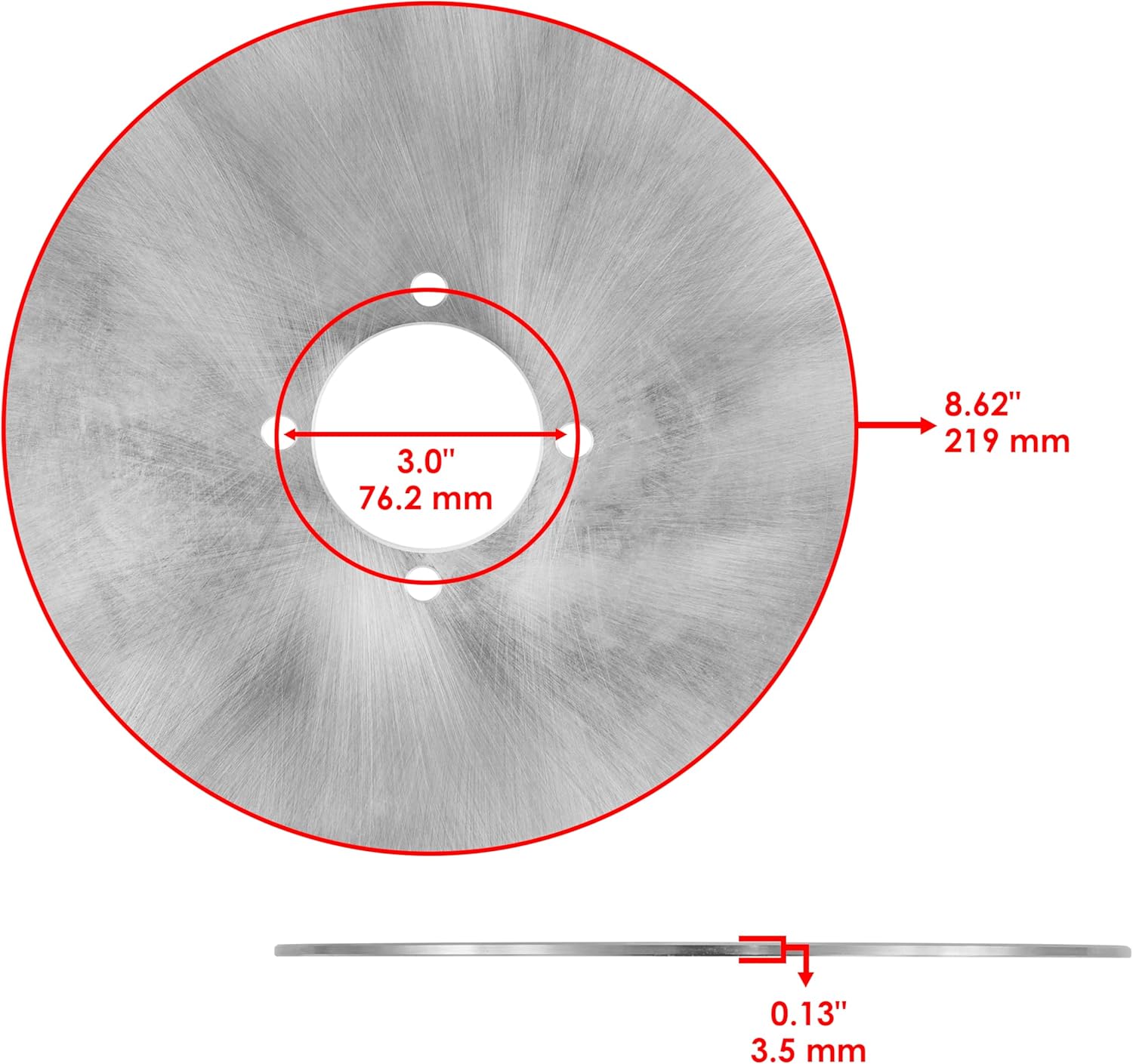 Caltric Rear Brake Caliper with Disc Pads Compatible with Yamaha Wolverine 450 YFM450FX 4X4 2006-2010 / Kodiak 450 YFM450FA 4X4 2003 2004