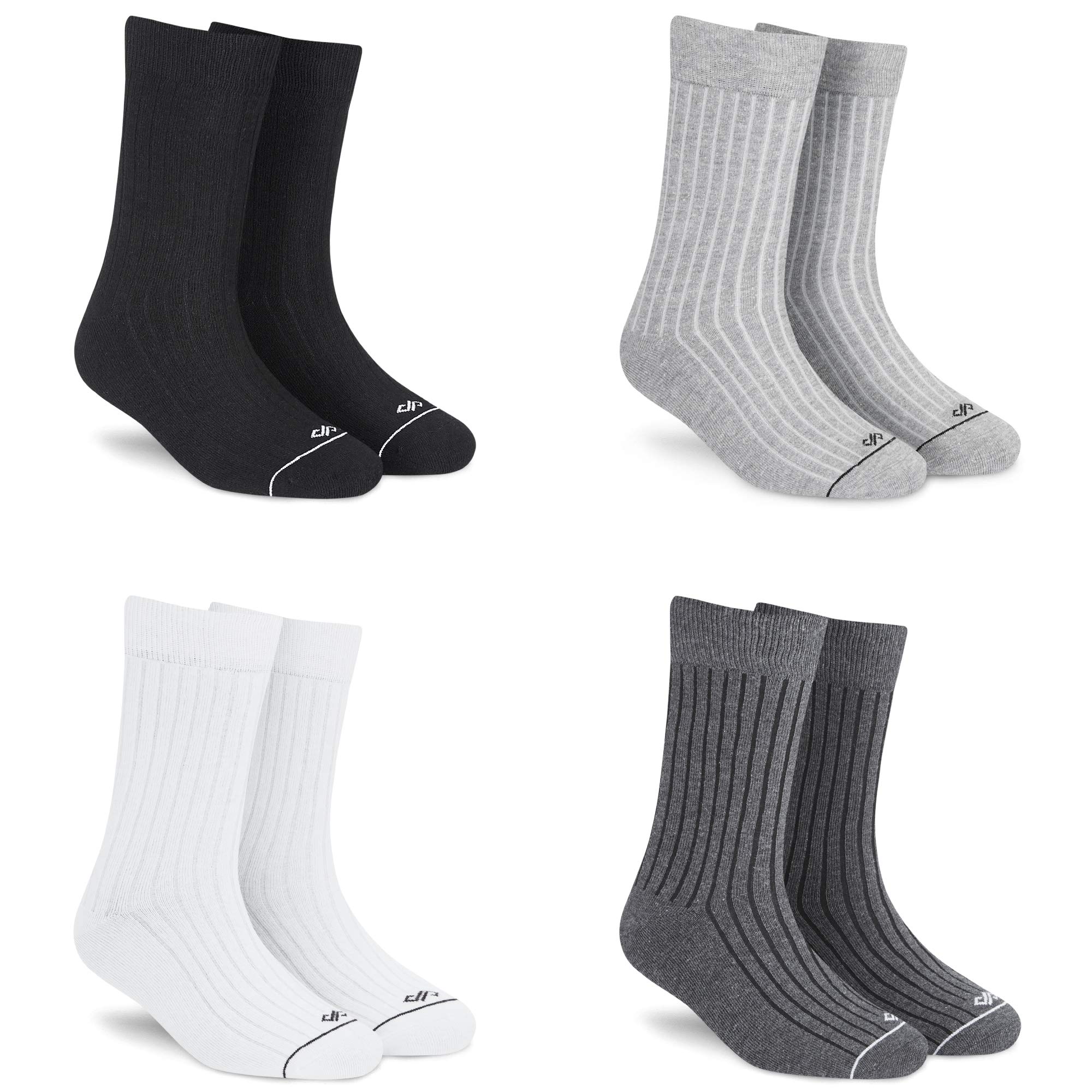 SOLID Colour Socks for MEN and WOMEN - (Combo Pack of 4 | Crew Length | Material: Combed Cotton | Multicolour | Size: Free (UK 7-12))-image-34