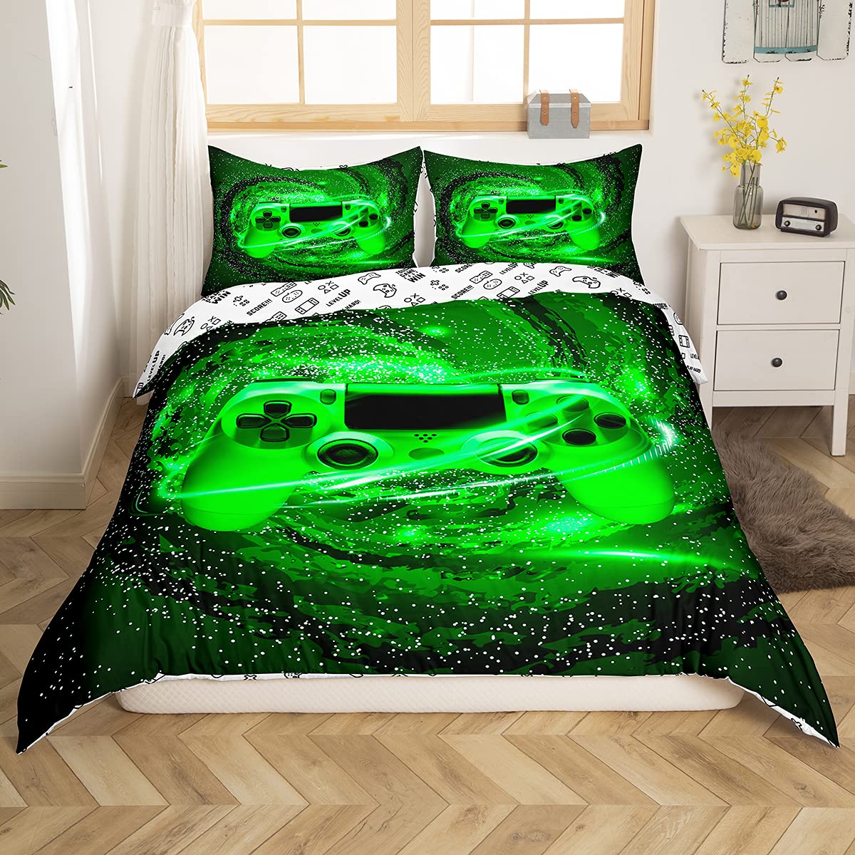 Housse de couette gamer pour offrir en cadeau à un enfant fan de jeux vidéo