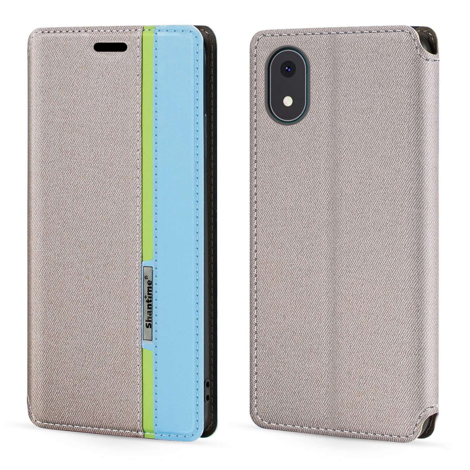 Custodia Flip in Pelle PU Bicolore con Chiusura Magnetica Invisibile Compatibile con Cubot Max 3, Cover Elegante e Protettiva