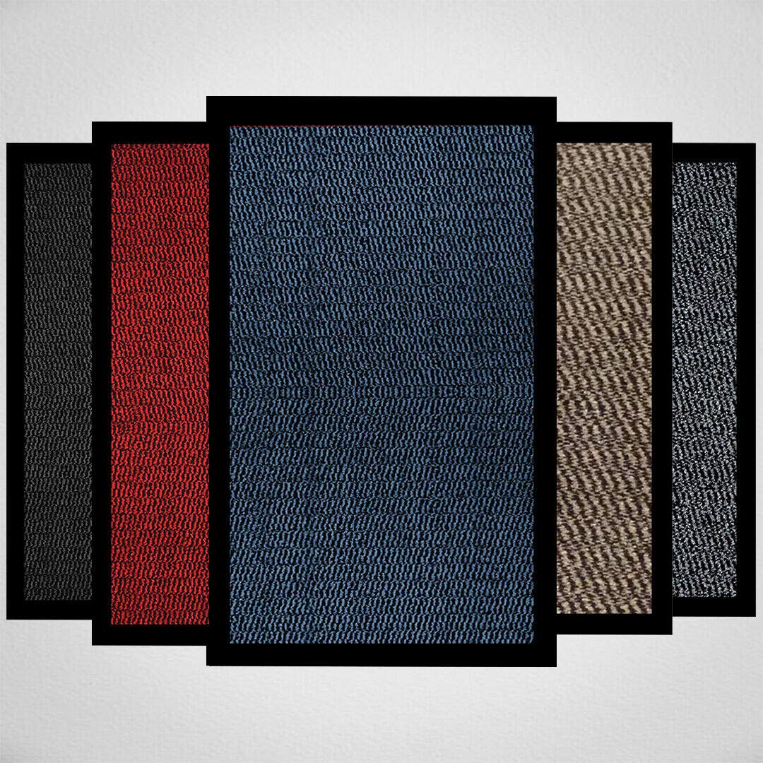 Milosc Doormat Dirt Trapper For Indoor & Outdoor Black Grey Washable Barrier Mat Heavy Duty Non - Slip Door Entrance Mat Kitchen Runner Super Absorbent Door Mat Indoor — image 1