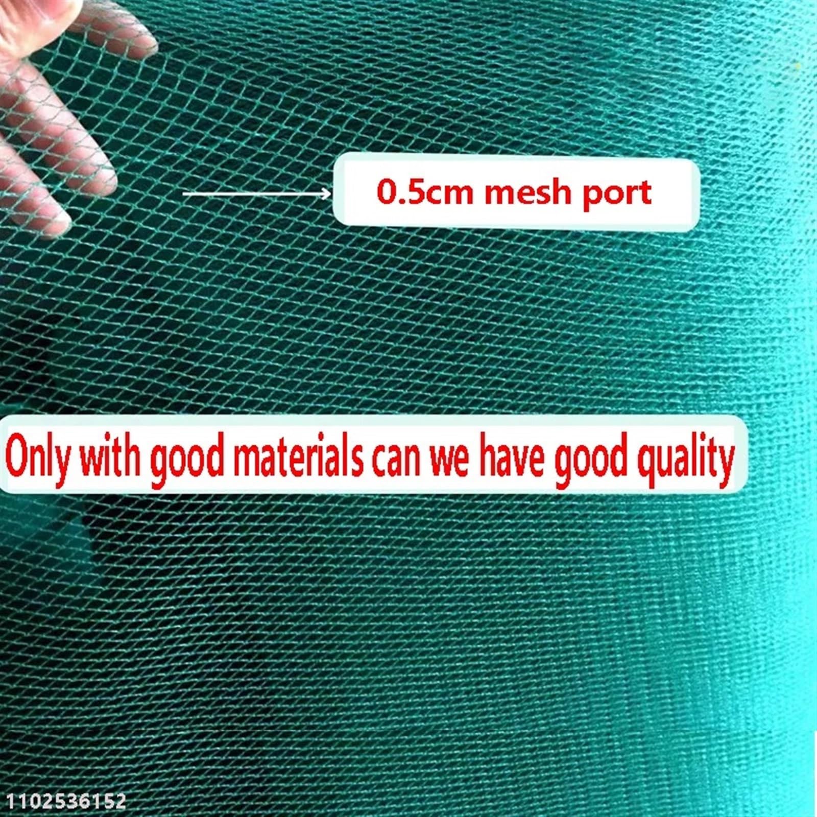 Gitter 0,5 cm Verdickung Mantel Trauben Kirsche Net Obst Baum Net Obstgarten Nylon Mantel Netting Kit Netz FüR Baum(2x10m)