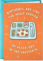 Vista 1 de Hallmark Shoebox - Tarjeta de cumpleaños divertida (pizza escolar)