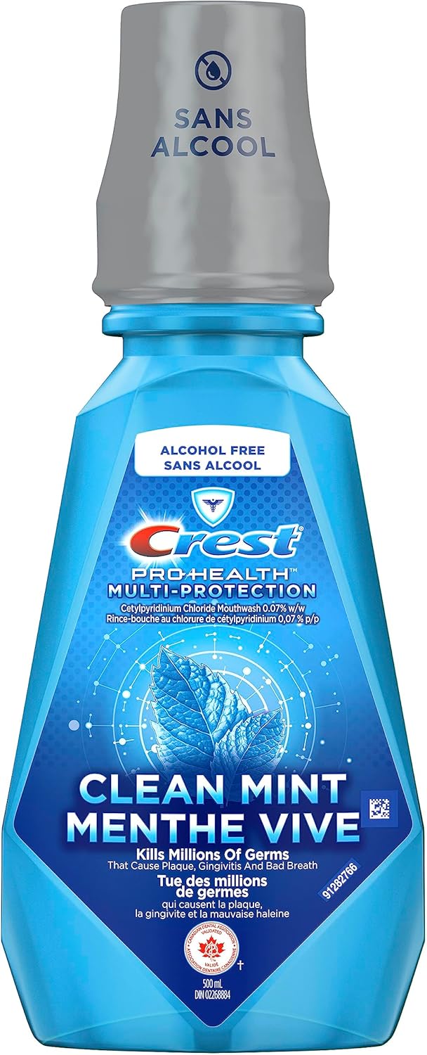 Crest ProHealth MultiProtection Alcohol Free Mouthwash with CPC