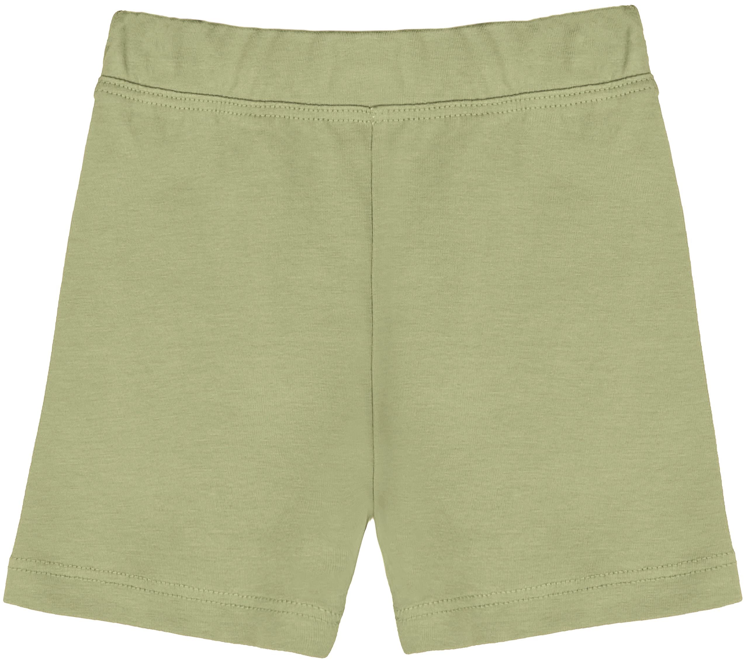 Lilax Girls' Basic Solid Soft Dance Short for Gymnastics or Under Skirts