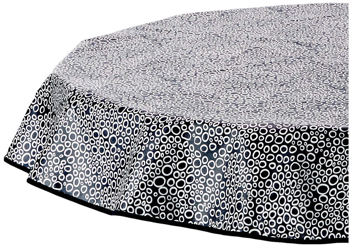 Nappe coton imperméable ronde 160 cm facile à nettoyer Nydel Bulle