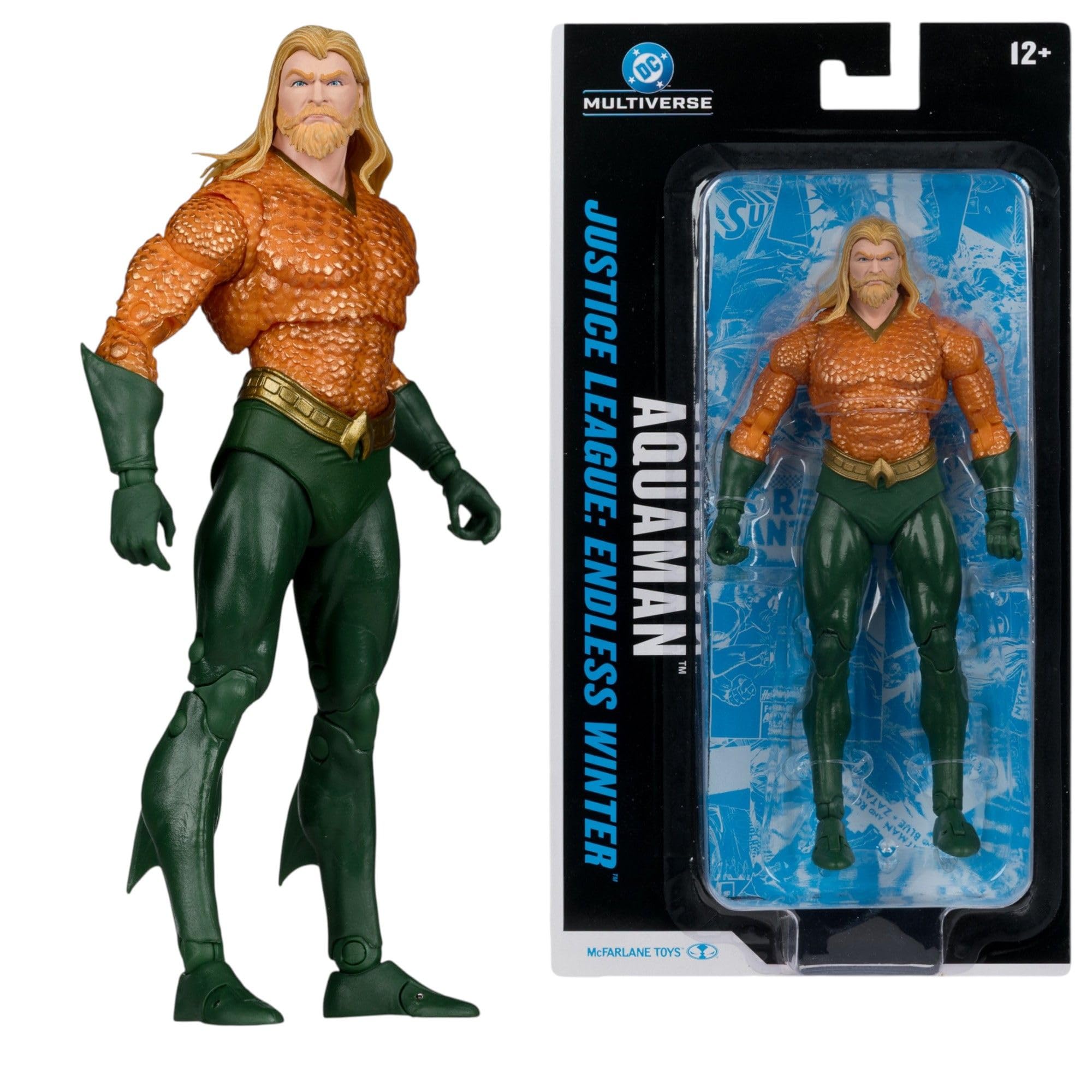 McFarlane DC Multiverse Aquaman (Endless Winter) 7in Action Figure Toys (Blister Card)