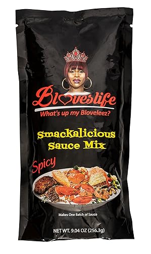Mezcla de condimentos para salsa Smackalicious de Blove's picante