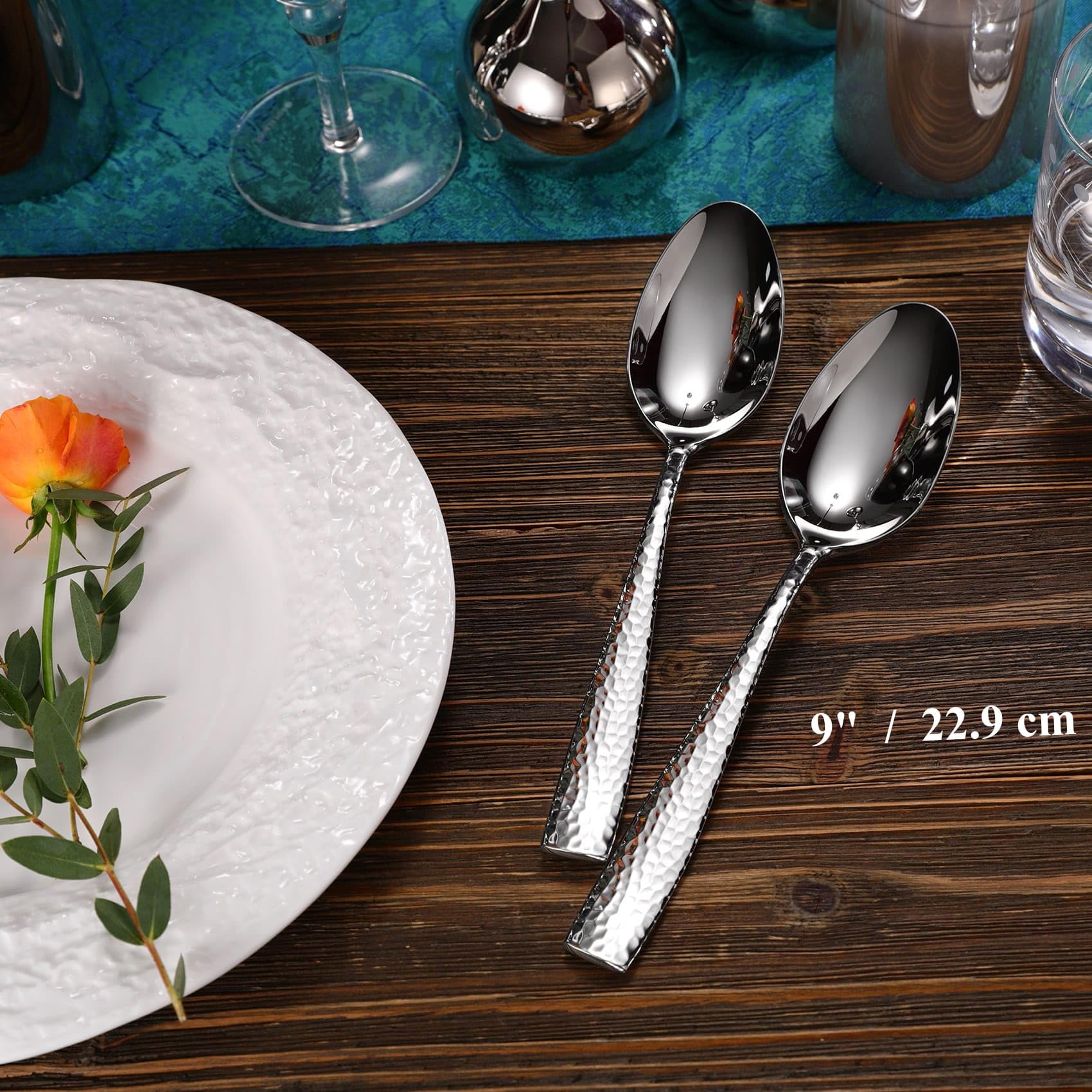 KEAWELL Louis Hammered Serving Spoons - Set of 2 -3