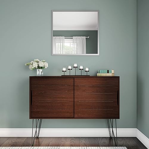 Miniatura 6 de Elegante portavelas votivo decorativo, 5 vasos de vidrio en base de madera, bandeja para aniversario, boda, mesa de comedor, decoración de sala de