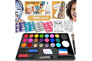 WATER-BASED PROFESSIONAL FACE PAINTING KIT FOR KIDS