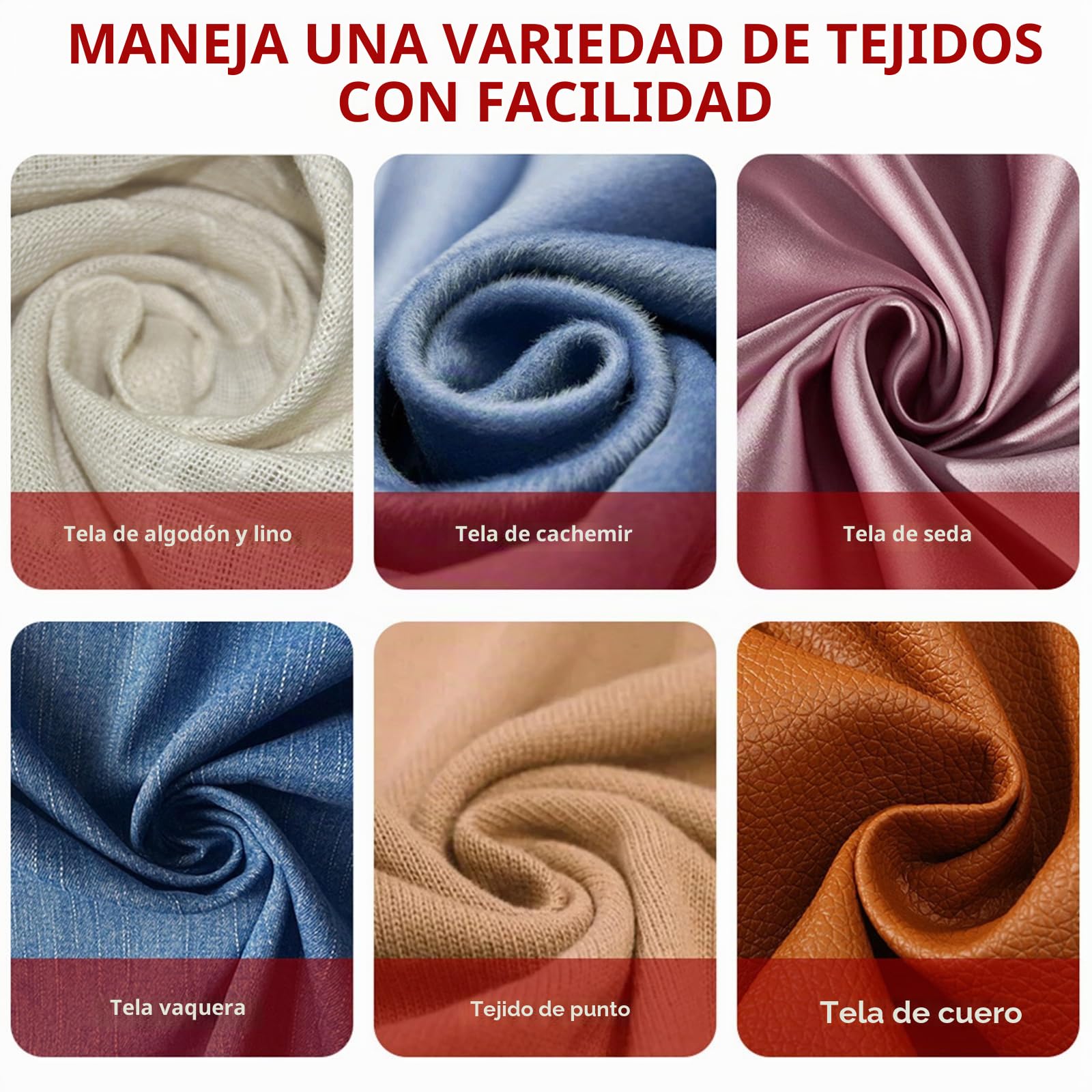 728 Máquina de Coser Portátil Eléctrica Compacta para Hogar, 14 Puntadas Integradas, Fácil Uso con Luz LED, Mini Costura Electrica para Jeans (Incluye Accesorios de Costura)
