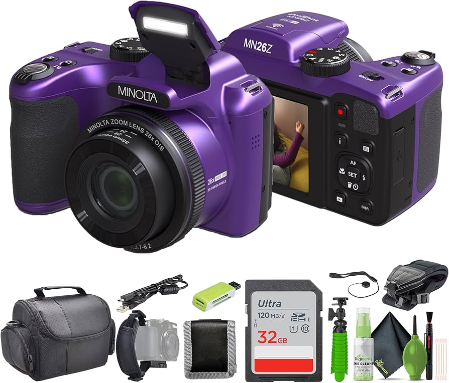 Amazon.com : Minolta MN26Z 20 Mega Pixels 26x Optical Zoom Digital