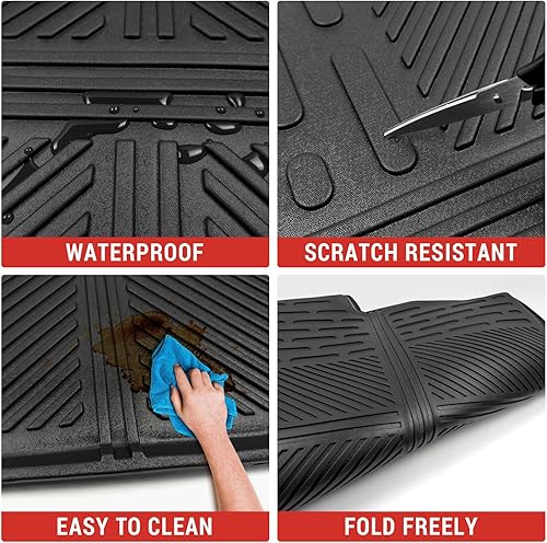 Miniatura 6 de Forro de carga apto para Toyota RAV4 2019-2024, tapete de carga TPE para maletero para todo tipo de clima, para Toyota RAV4 2019, 2020, 2021, 2022,