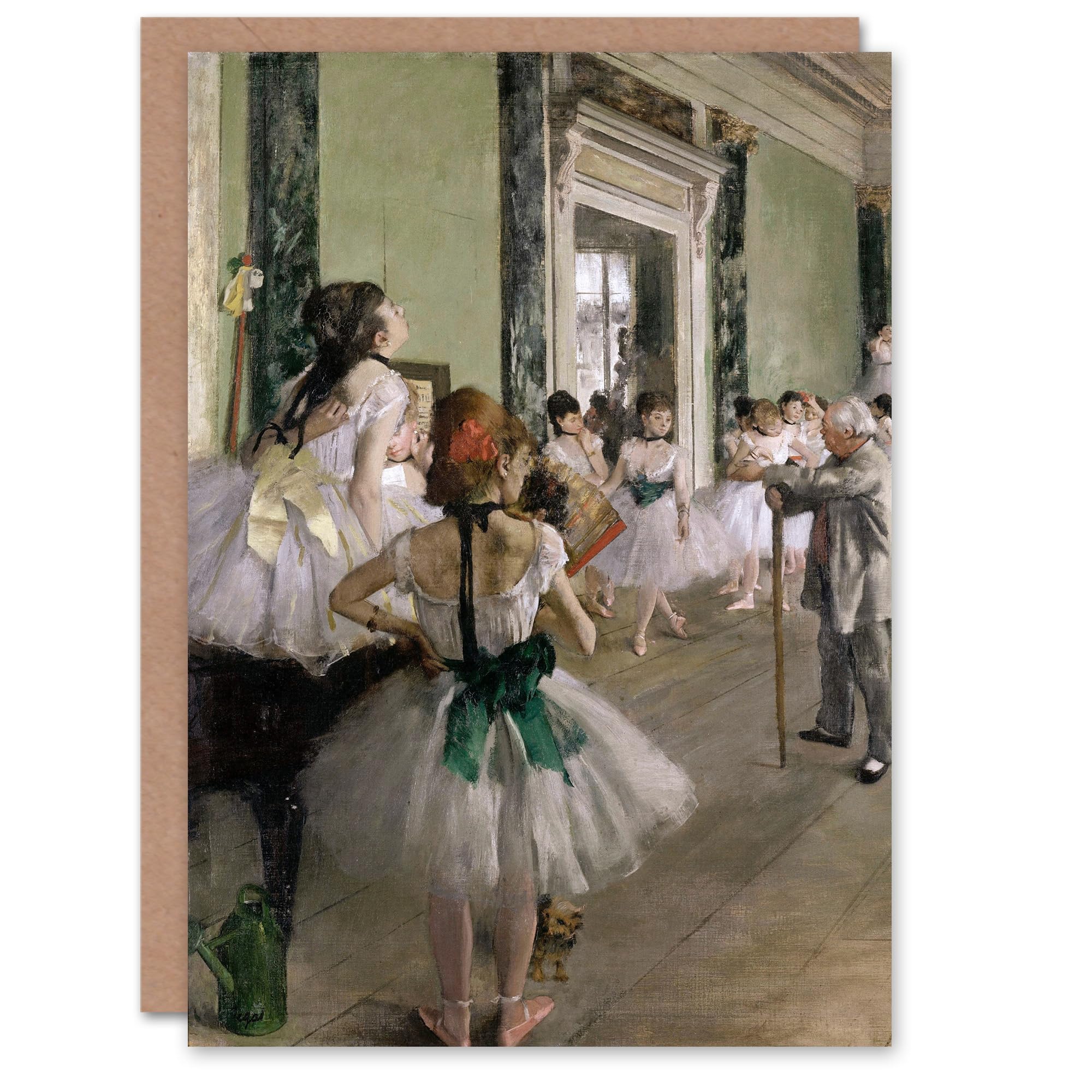 Artery8 Edgar Degas Art Card The Ballet Class Dance Studio