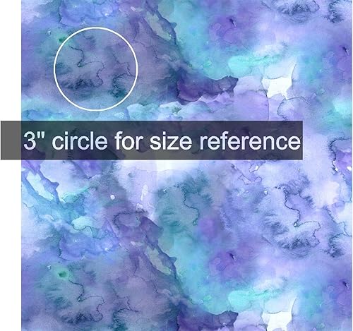 Miniatura 7 de Acuarela HTV, tonos de rojo, naranja, azul, verde azulado, morado, paquete de 4-12 x 12 pulgadas, hoja de transferencia gratuita