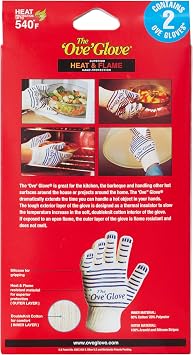 The Ove Glove - Superior Heat & Flame Hand Protection - Pack of 2 Oven Mitts