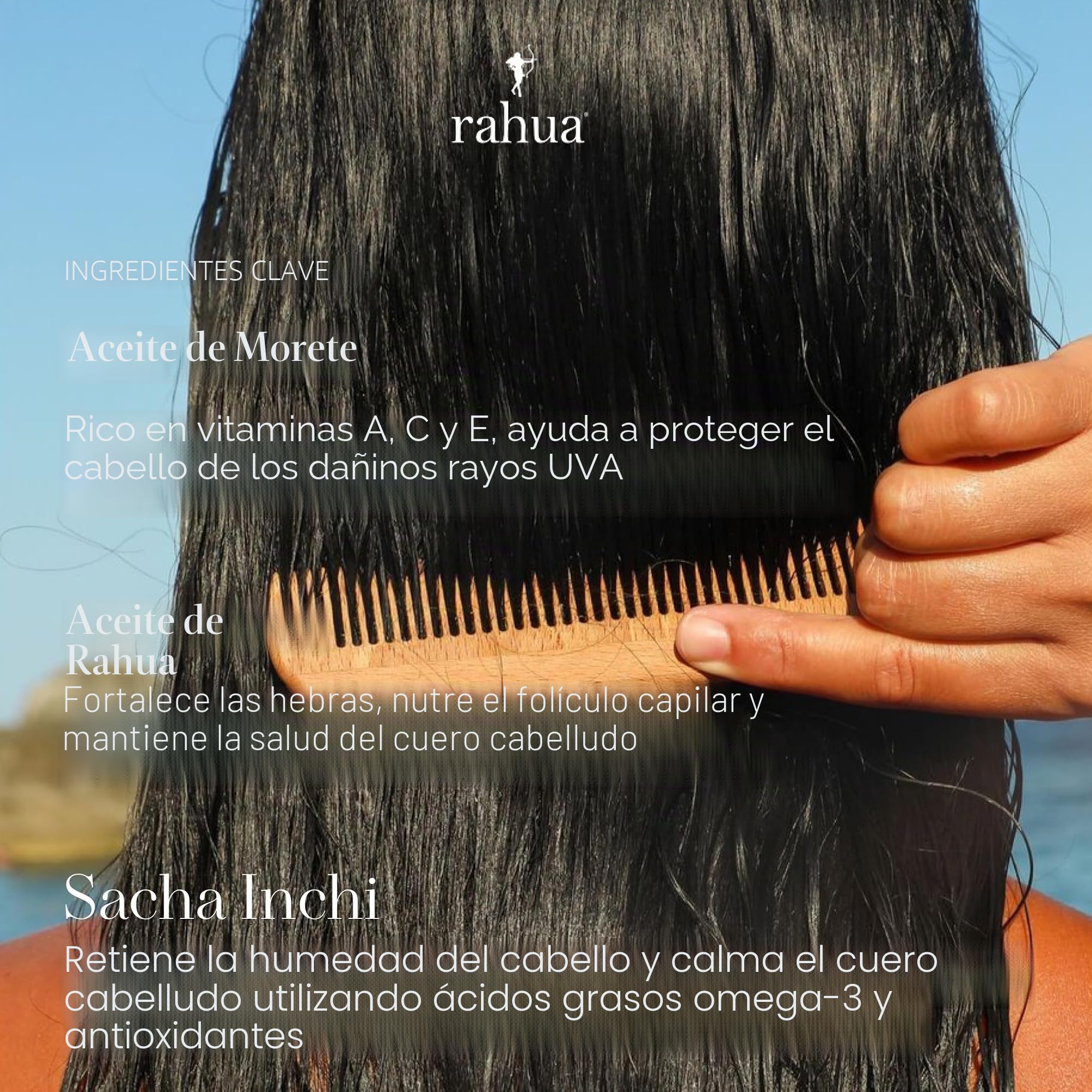 Rahua Hydration Detangler + Barrera UV 193 ml Suaviza el Cabello y Frizz