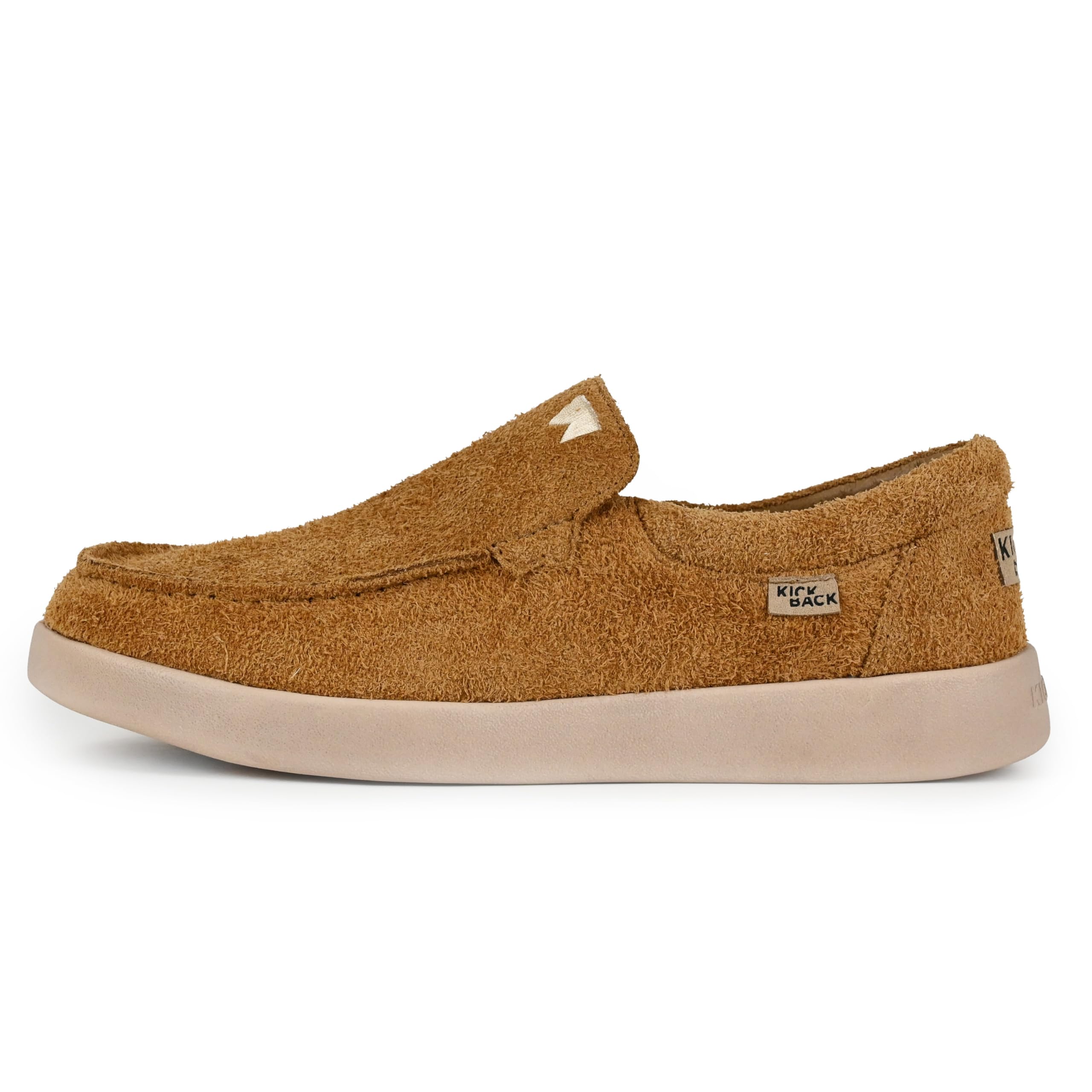 Kickback Don Juan Mocassins Slip‑on en Daim pour Homme – Chaussures Smart Casual avec Intérieur Doublé en Cuir Premium – Confort Amorti pour Sorties, Soirées ou Usage Quotidien