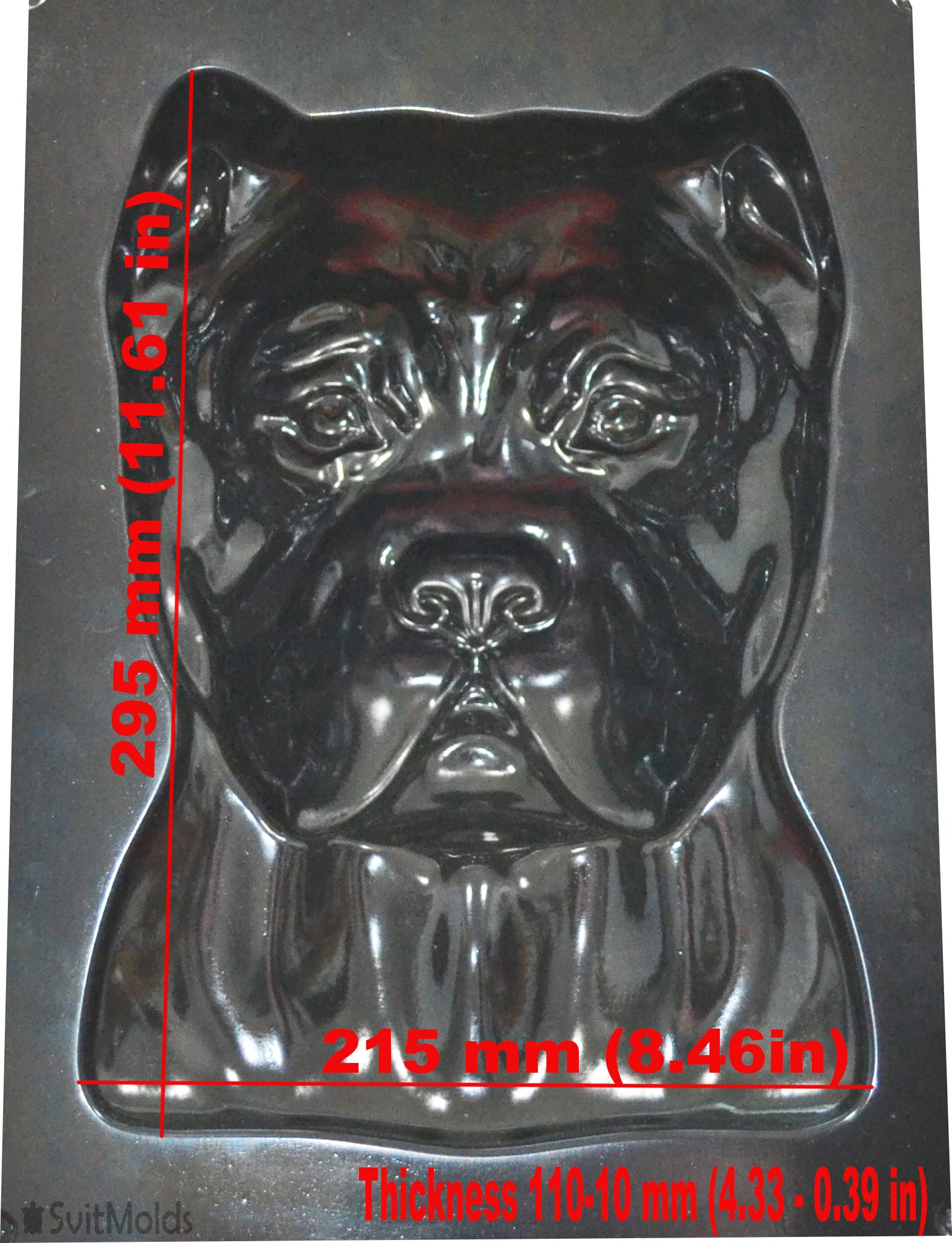 Moule En Plastique D10 - Chiens Et Chiots Pour Béton, Plâtre Ou Ciment - Décor De Jardin