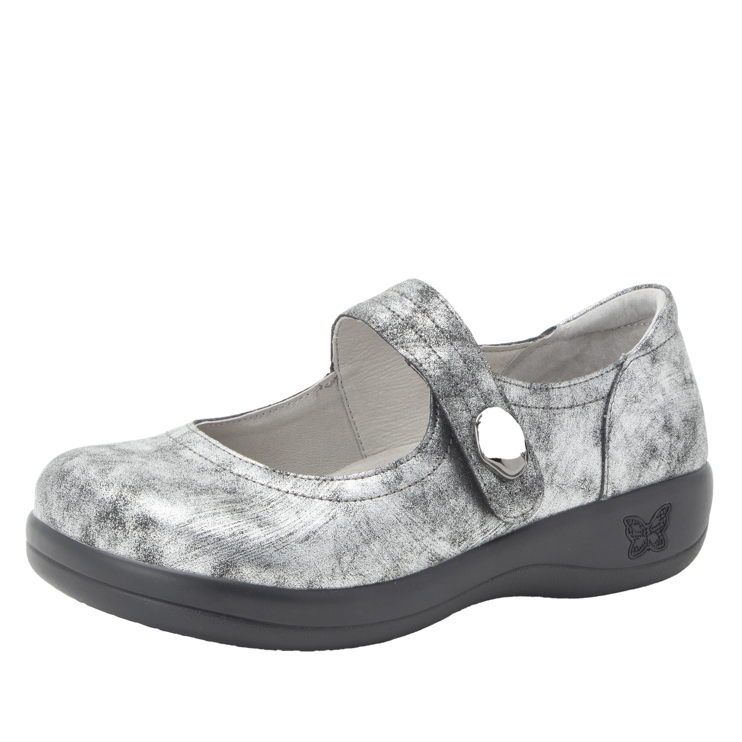 Alegria Women's Kourtney Professional Nursing and Healthcare Adjustable Mary Jane Slip-On Closed Back Clog