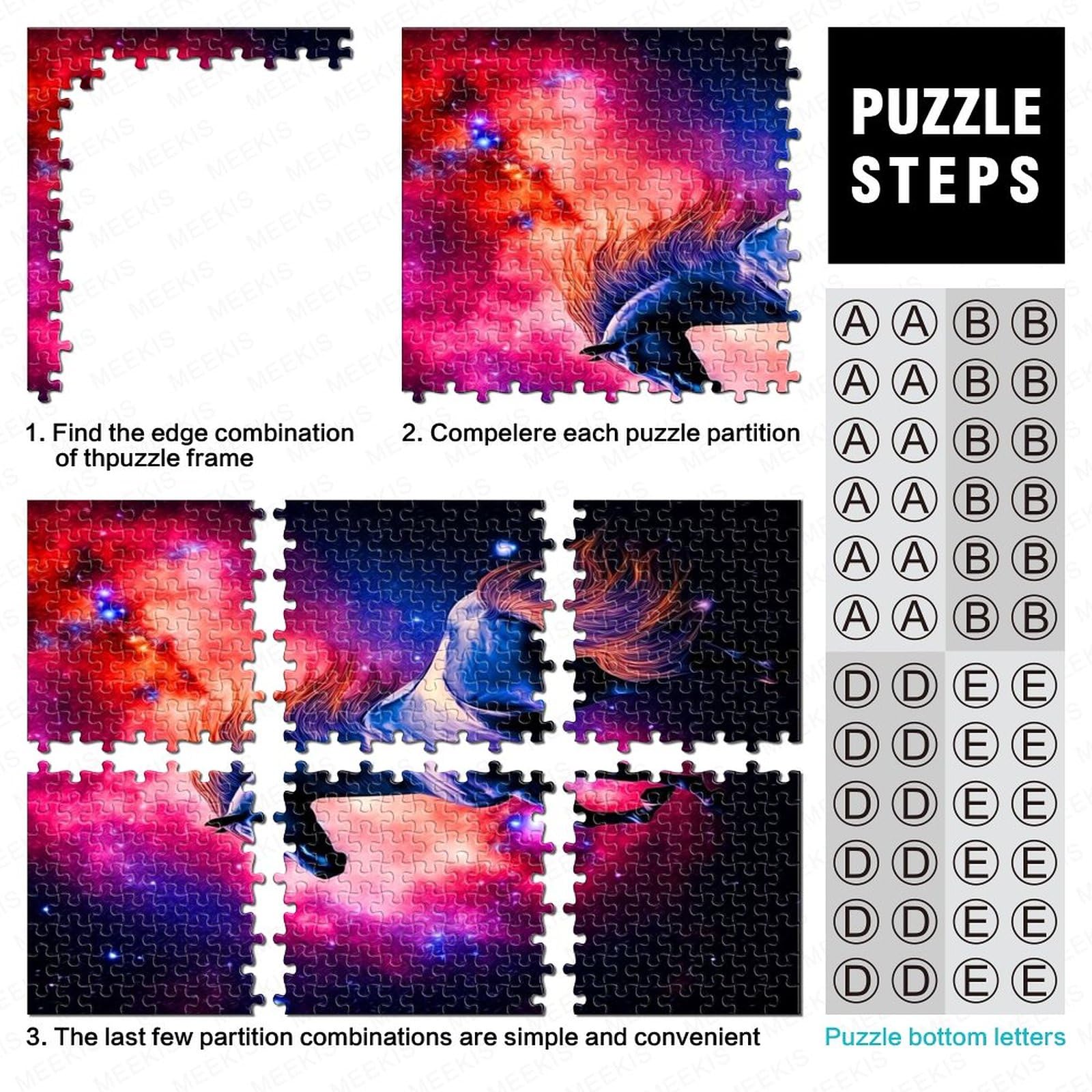 1000 Piece Wooden Puzzle - Handsome Indian Horse Challenging Jigsaw For Adults