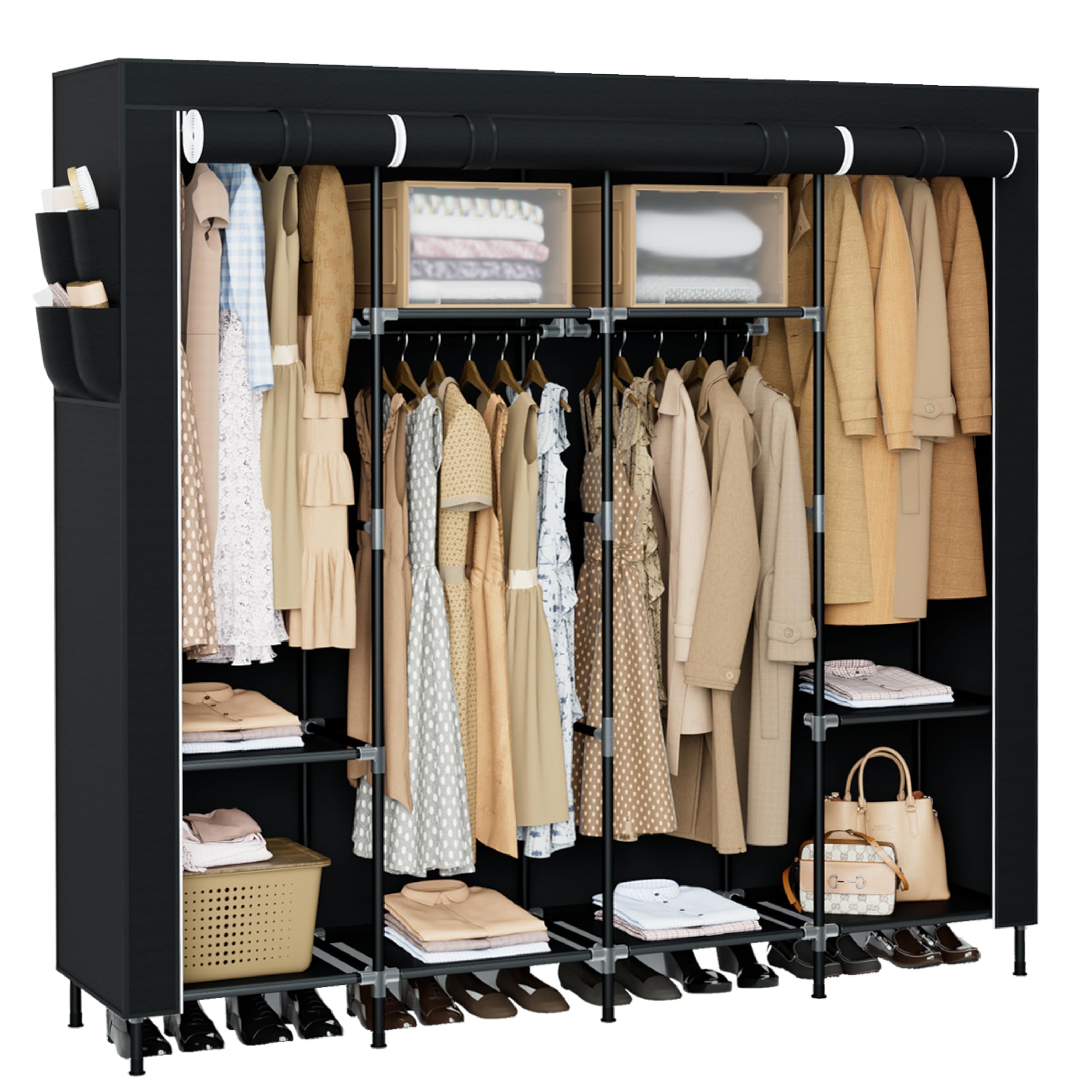 Amazon.com: CASAMAYA Portable Closet, 66.9 Inch Large Capacity