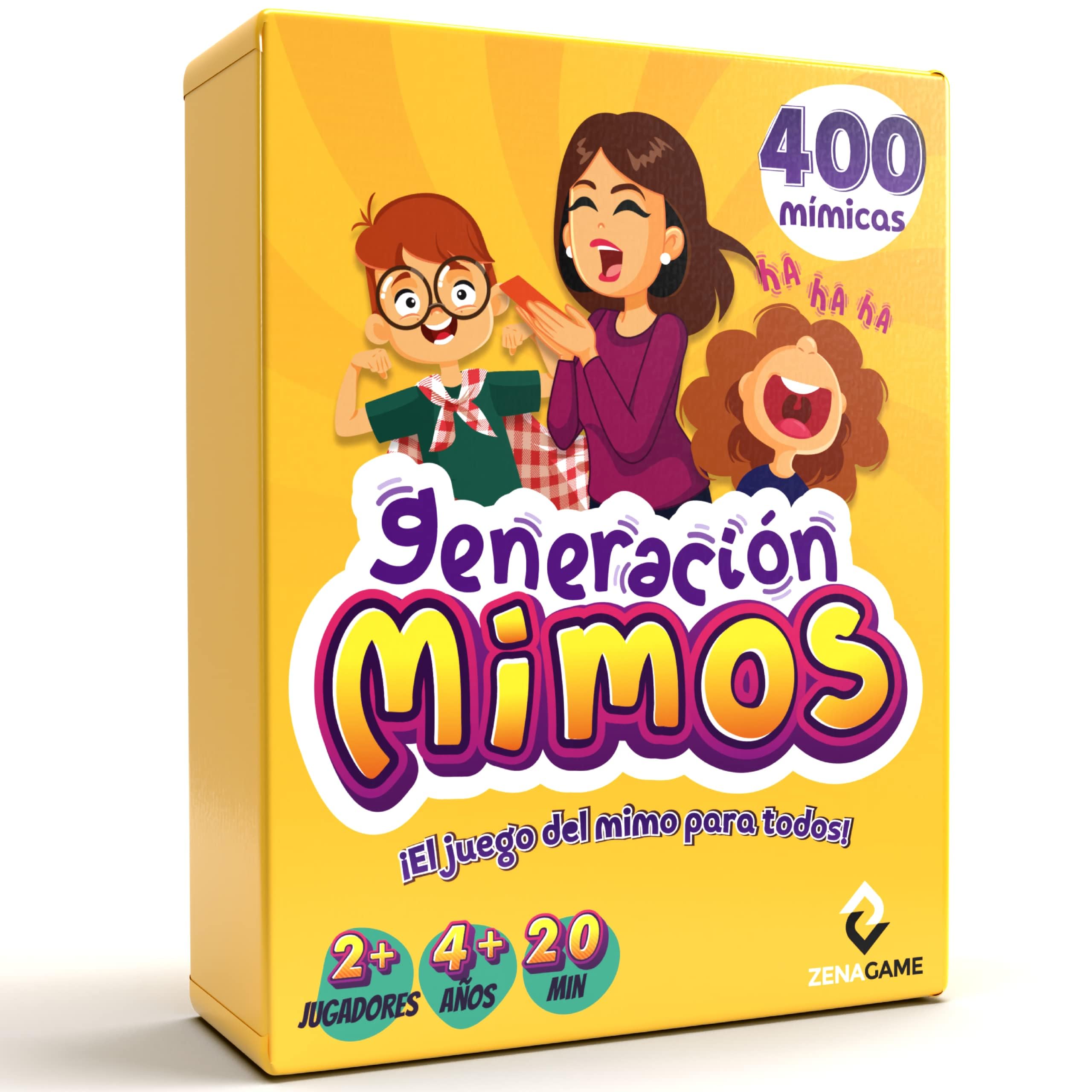 ZENAGAME Generation Mimes - Juego de mesa - Juego Familiar - Juego de cartas (200 cartas)