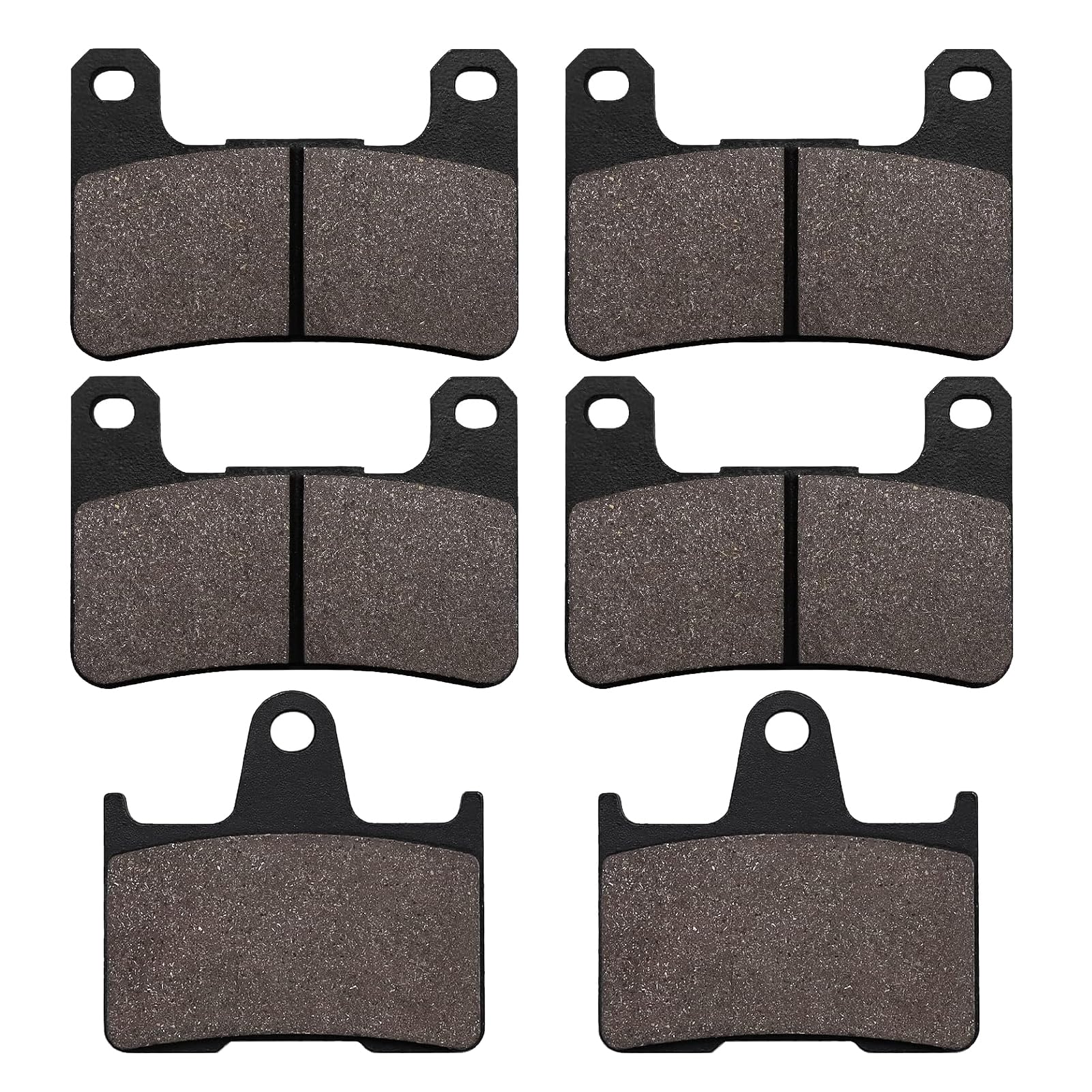 SOLLON Front and Rear Brake Pads for Suzuki GSXR 1000 2004 2005 2006, GSXR 600 2004 2005, GSXR 750 2004 2005