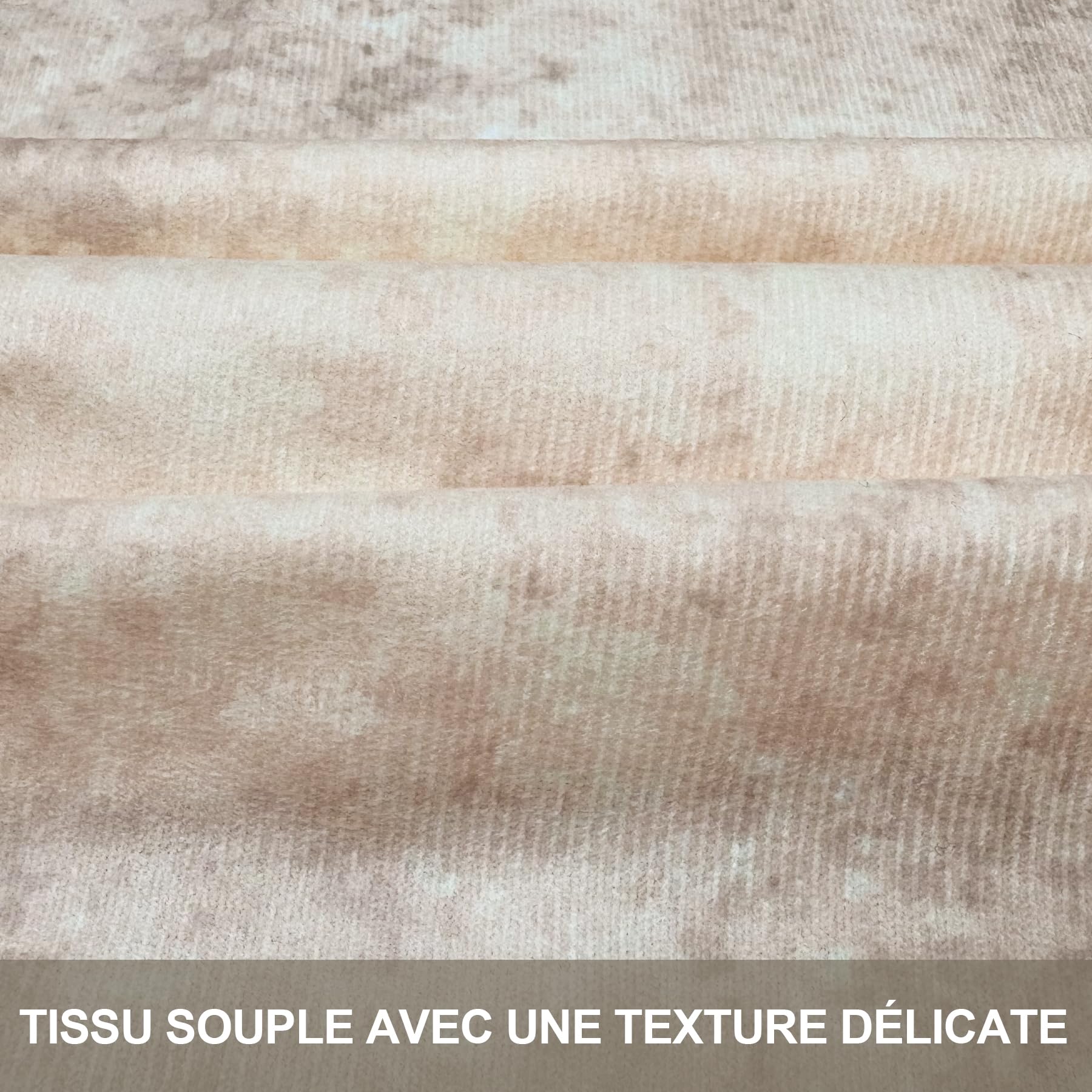 Luminora Toile de Fond Beige 2,4x3 m Fond Pliable Abstrait Photographique