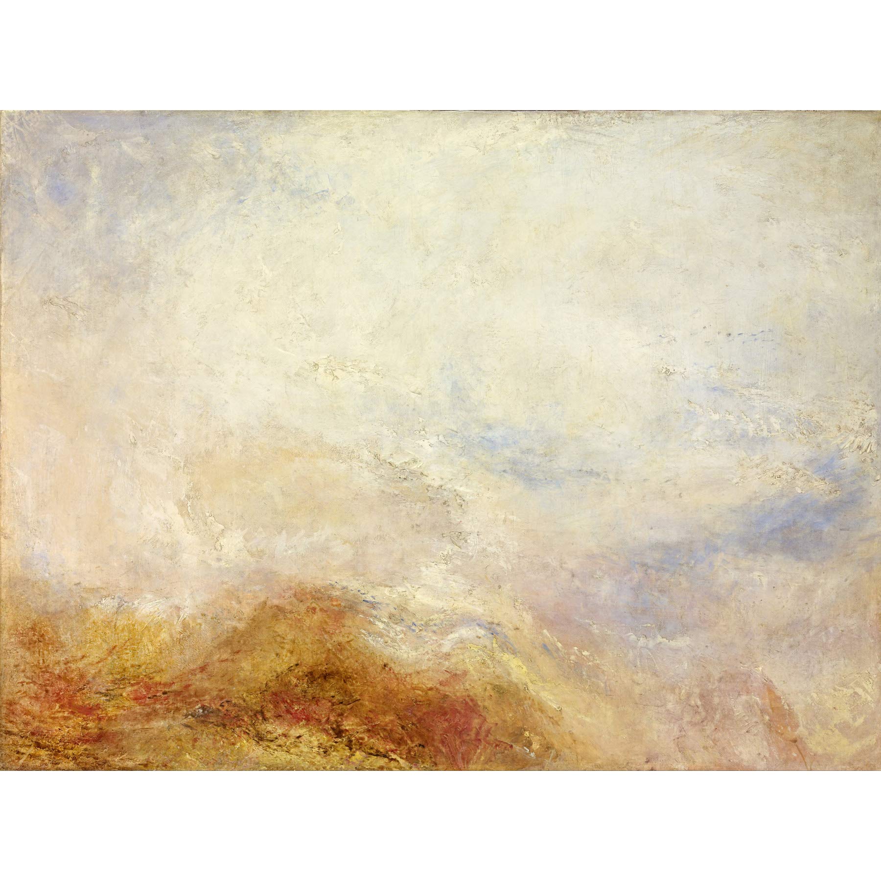 Jmw Turner A Mountain Scene Val Daosta Large Wall Art Print Canvas Premium Poster Mural