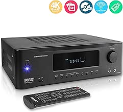 5.2-Channel Hi-Fi Bluetooth Stereo Amplifier - 1000 Watt AV Home Speaker Subwoofer Sound Receiver W/Radio, USB, RCA, HDMI, Mic in, Wireless Streaming, Supports 4K UHD TV, 3D, Blu-Ray - Pyle PT694BT