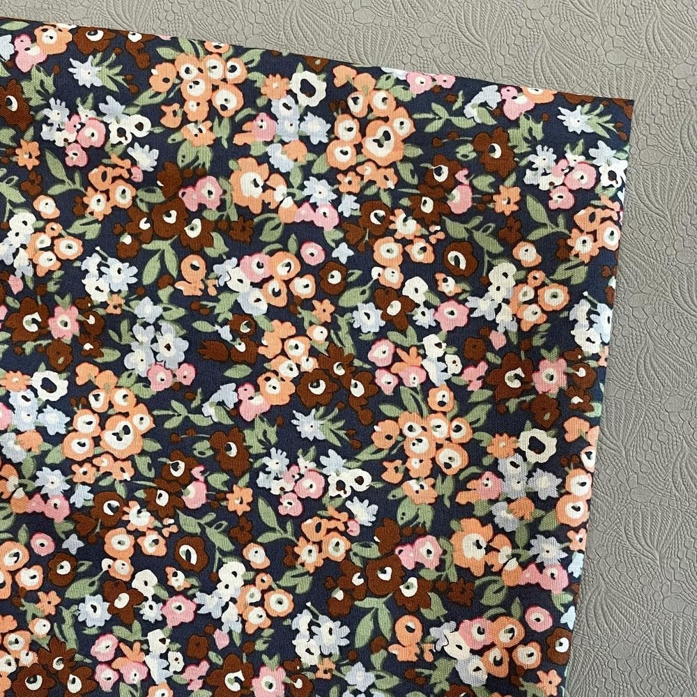 145 × 50 cm bawełniana tkanina z duszpasterskim kwiatowym wzorem dla dzieci, do szycia ubrań i spódnic, DIY, ręcznie robiona patchwork