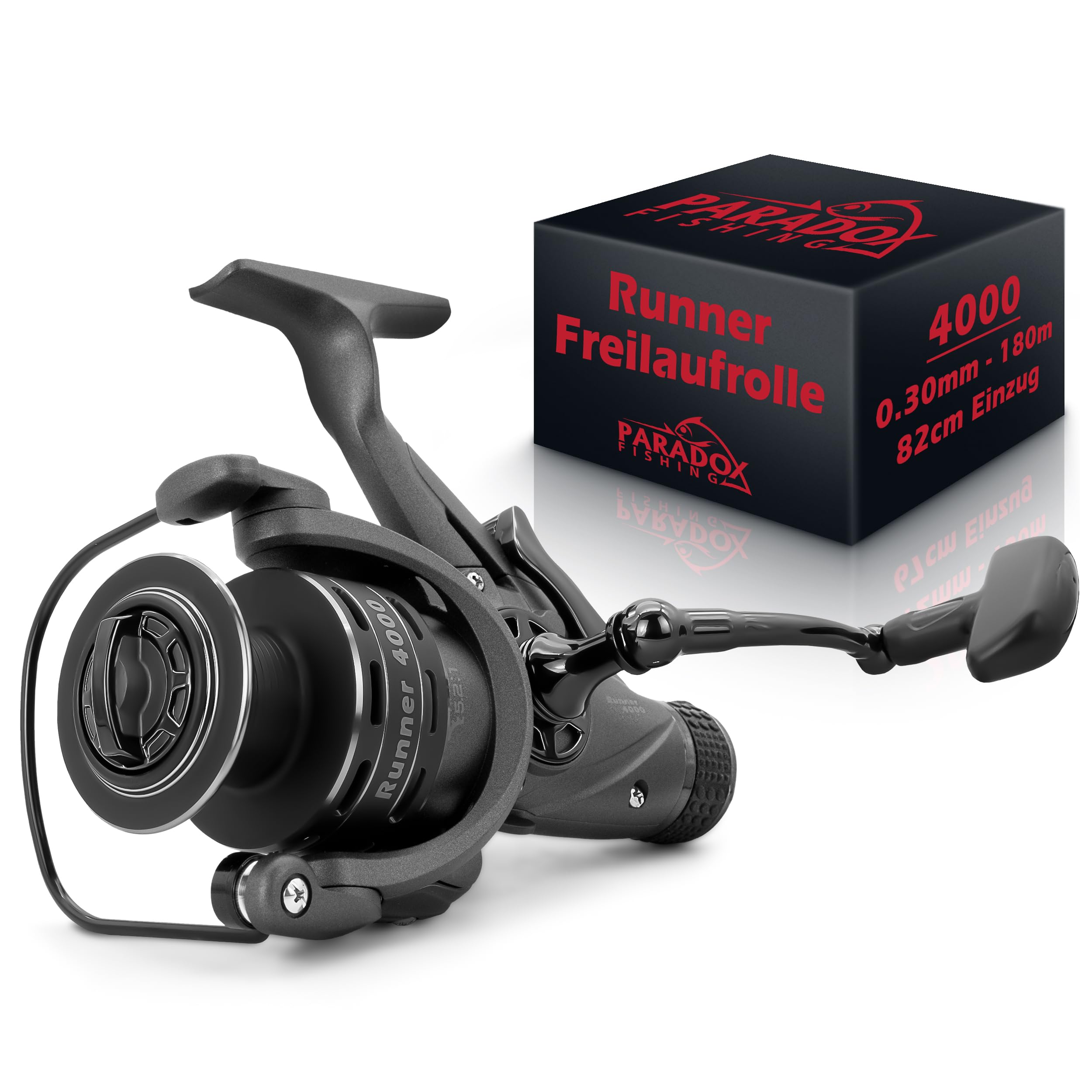 Paradox Fishing Runner Freilaufrolle 3000/4000 - Angelrolle Feederrolle Angelrollen Angel Rolle