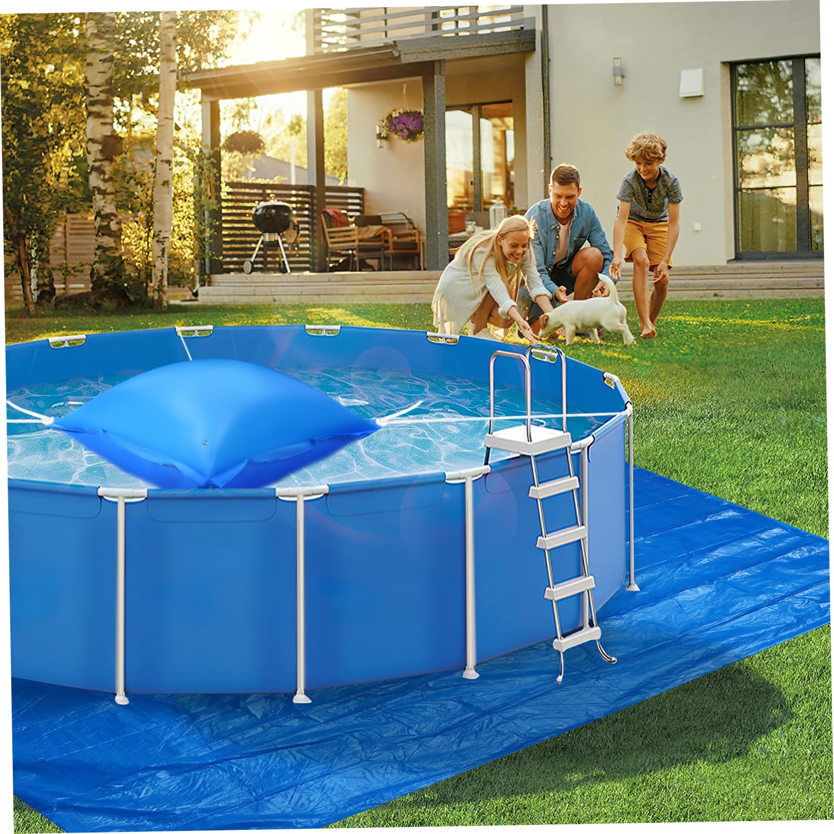 SUPVOX Lot de 2 Coussins de Piscine en Corde Épaisse Résistante Froid pour Piscines Creusées