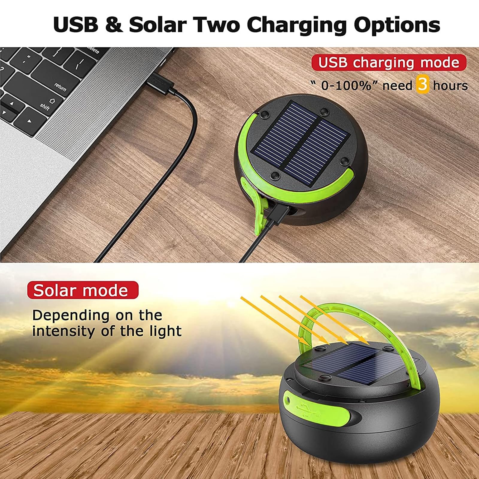 3-mode solar rechargeable led lantern flashlight with usb power bank Lichamp 4-Pack Camping Lantern, Lanterns Battery Powered Pop Up Lamps Three Modes for Power Outages Hurricane Supplies Emergency Indoor & Outdoor : Tools & Designed for emergency situations Solar Collapsible LED Lantern 3-in-1