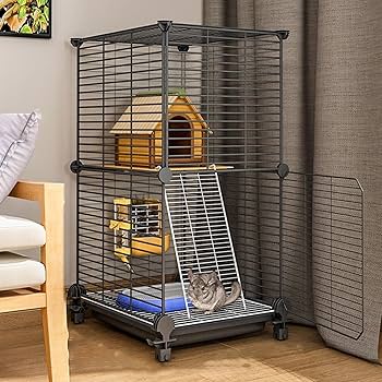 ラビットケージ　小動物ケージ 楽天市場】GEX クリアフロント60 WF （ワイヤースノコ仕様