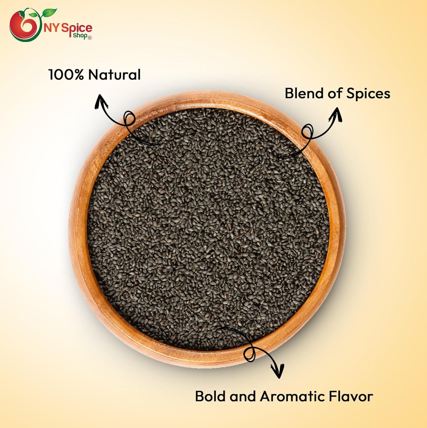 NY Spice Shop Edible Basil Seeds - 3 Pound Sabja Seeds for Basil Seed Drink - Semillas De Albahaca - Sweet Basil Seeds - Basil Seed - Basil Spice - Tulsi Seeds – Tukmaria Seeds for Falooda & Dessert