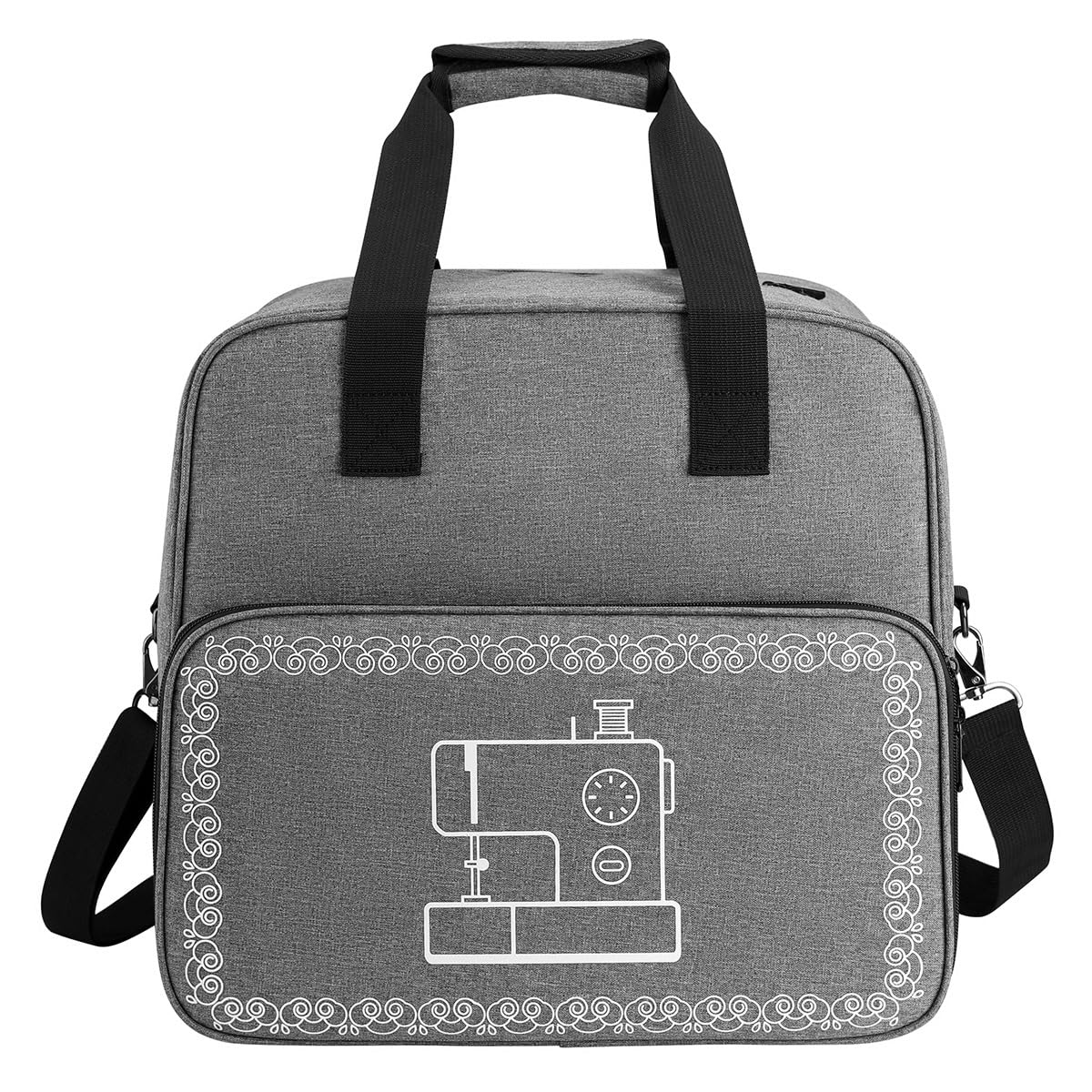 Borsa da Trasporto Imbottita in PVC per Macchina da Cucire - Esclusiva Custodia Adatta per la Maggior Parte Delle Macchine