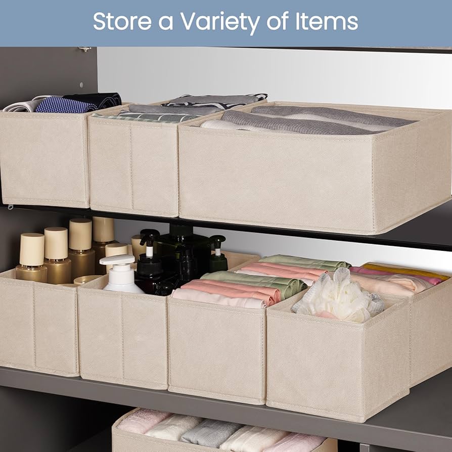 Amazon.com: Criusia Drawer Organizer Clothes,16 Pack