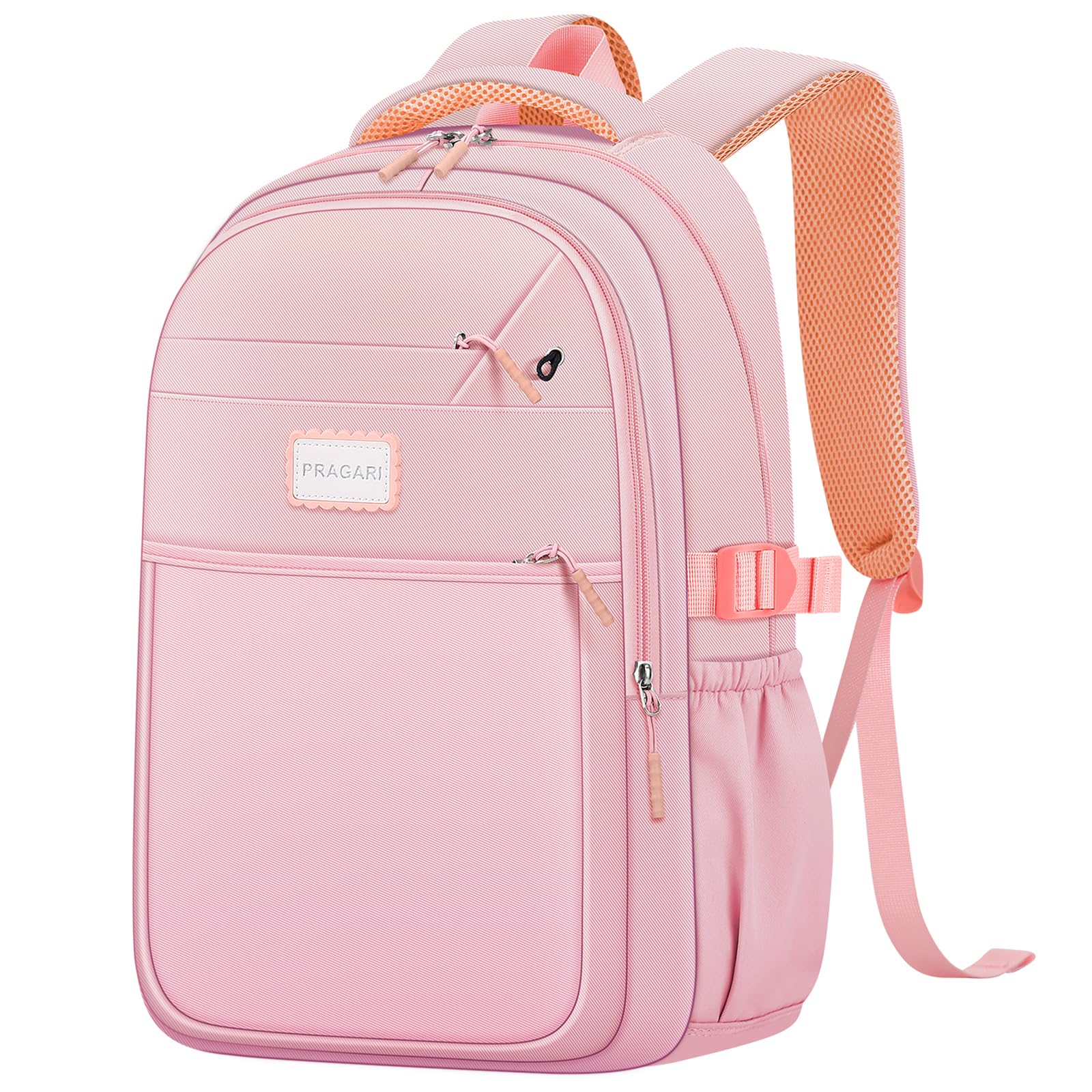 Aesthetic Cute Pink Laptop Backpack for School Lightweight Teen