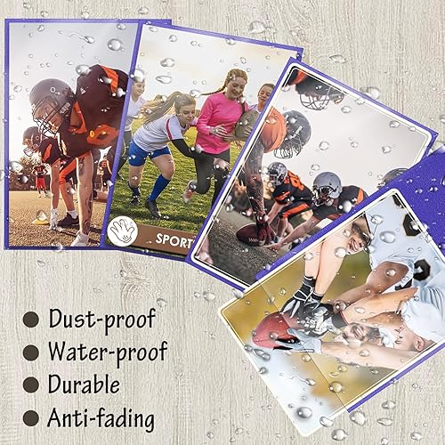 Miniatura 3 de 500 fundas de tarjetas para tarjetas intercambiables, fundas mate para tarjetas, protectores de tarjetas compatibles con tarjetas de béisbol,