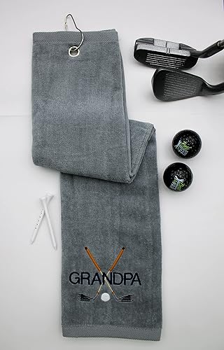 Miniatura 5 de Mulligan - Divertida toalla de golf para hombres o mujeres, regalos de golfista, toalla de golf bordada de tres pliegues para bolsas de golf,