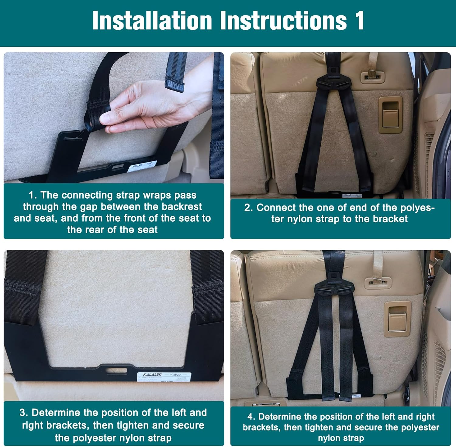 Universal Child Seat Anchor Kit Safe Cars Seat Mount Bracket Universal ISOFIX Latch Interface Bracket Steel Latch for Most Cars, SUVs, MPVs, Increased Steel Strength, 330*73*115mm